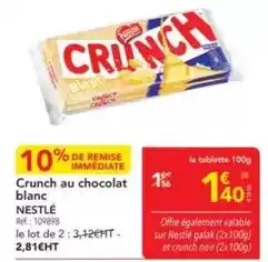 METRO Nestlé - crunch au chocolat blanc offre