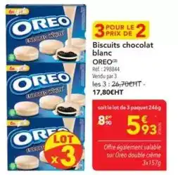 METRO Oreo - biscuits chocolat blanc offre