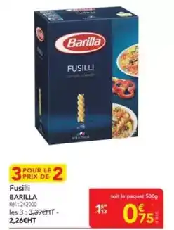 METRO Barilla - fusilli offre