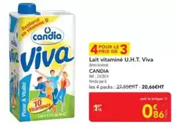 METRO Candia - lait vitaminé u.h.t. viva offre