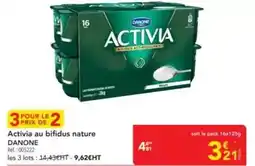 METRO Danone - activia au bifidus nature offre