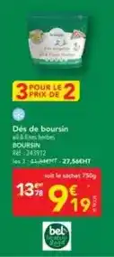 METRO Boursin - dés de offre