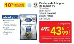 METRO Canard - escalope de foie gras de cru offre