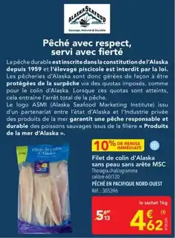 METRO Seafood - pêche avec respect, servi avec fierte offre