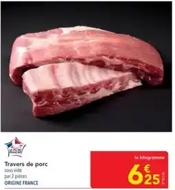 METRO Travers de porc offre
