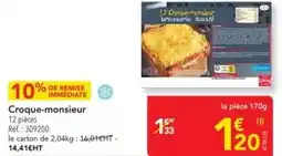 METRO Croque-monsieur offre