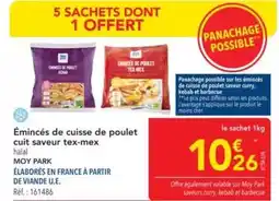 METRO Moy park - émincés de cuisse de poulet cuit saveur tex-mex offre