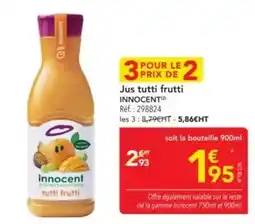 METRO Innocent - jus tutti frutti offre