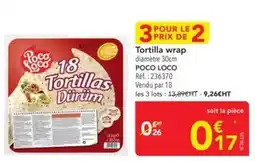 METRO Poco loco - tortilla wrap offre