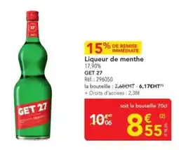 METRO Get - liqueur de menthe offre