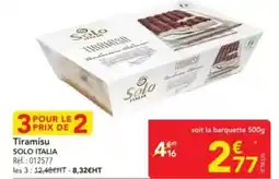 METRO Solo - tiramisu offre