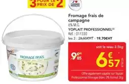 METRO Yoplait - fromage frais de campagne offre