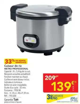 METRO Soignon - bûche de chèvre offre