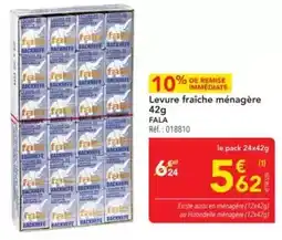 METRO Far - levure fraîche ménagère offre