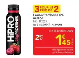 METRO Fraise/framboise 0% offre