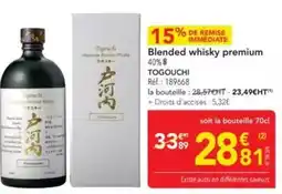 METRO Togouchi - blended whisky premium offre