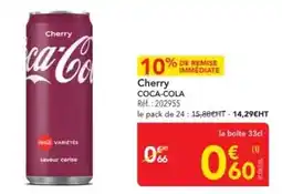 METRO Coca cola - cherry offre