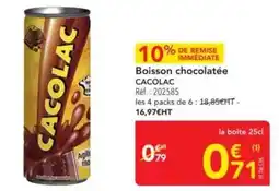 METRO Cacolac - boisson chocolatée offre