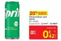 METRO Sprite - citron/citron vert offre
