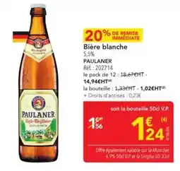 METRO Paulaner - bière blanche offre