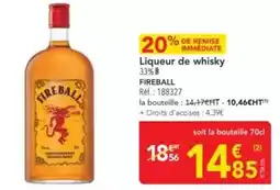METRO Liqueur de whisky offre