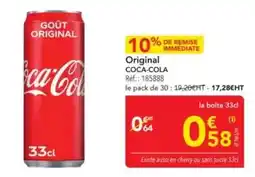 METRO Coca cola - original offre