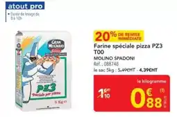 METRO Molino spadoni - farine spéciale pizza pz3 t00 offre