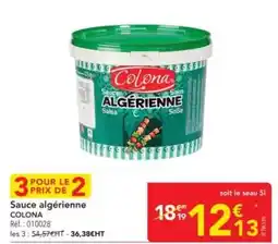 METRO Colona - sauce algérienne offre