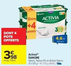 Carrefour Danone - activia offre