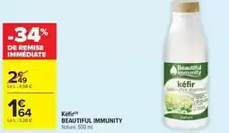 Carrefour Kéfir beautiful immunity offre