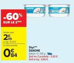 Carrefour Danone - skyr offre