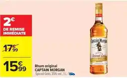 Carrefour Captain morgan - rhum original offre