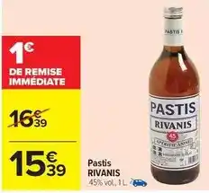Carrefour Pastis offre