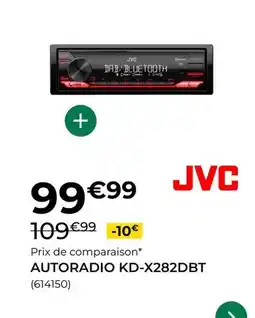 Feu Vert Jvc - autoradio kd-x282dbt offre