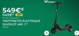 Feu Vert Wispeed - trottinette elecrique suvpilot 480 offre