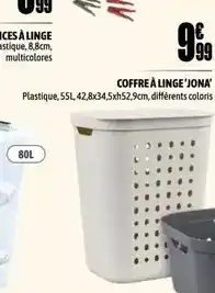 L'incroyable Coffre à linge offre