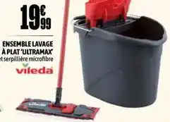L'incroyable Vileda - ensemble lavage à plat ultramax offre
