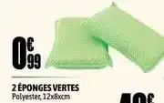 L'incroyable 2 éponges vertes offre