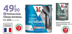Mr Bricolage V33 Peinture bois Climats Extrêmes 2 L offre