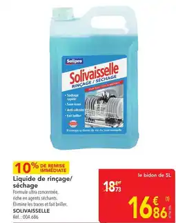 METRO Liquide de rinçage/ séchage offre