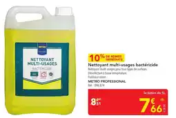 METRO Nettoyant multi-usages bactericide offre