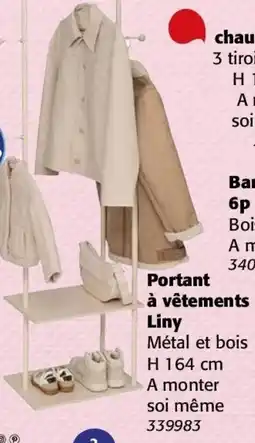 La Foir'Fouille Portant à vêtements liny offre