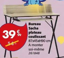 La Foir'Fouille Bureau sacha plateau coulissant offre