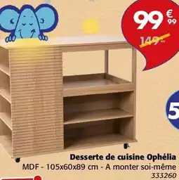 La Foir'Fouille Desserte de cuisine ophélia offre