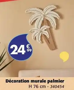 La Foir'Fouille Décoration murale palmier offre