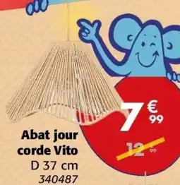 La Foir'Fouille Abat jour corde vito offre