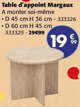 La Foir'Fouille Table d'appoint margaux offre