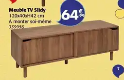 La Foir'Fouille Meuble TV Slidy cm A monter soi-même offre