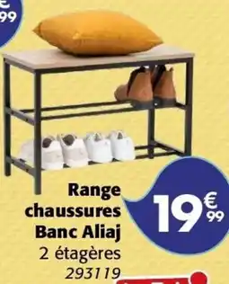 La Foir'Fouille Range chaussures banc aliaj offre