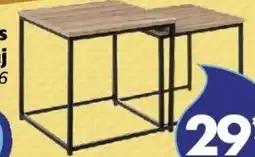 La Foir'Fouille Lot de 2 tables gigogne aliaj offre